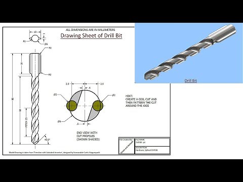 Drill Bit || Siemens NX Tutorial