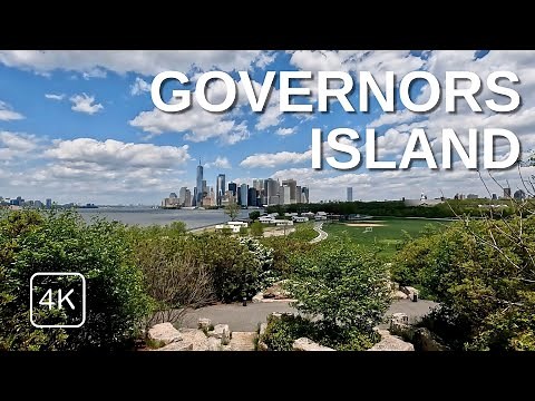 NEW YORK CITY Walking Tour [4K] GOVERNORS ISLAND