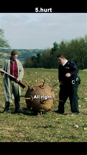 AN OLD MAN, A MINE, AND A VERY BAD DAY! 😱 | Hot Fuzz (2007)#film #movie