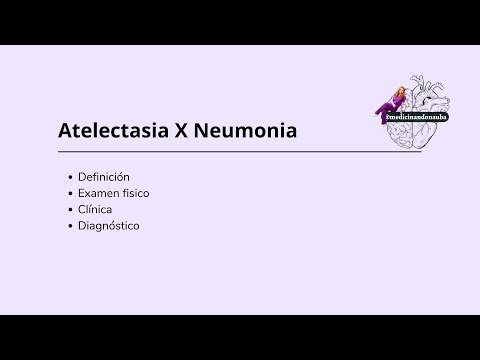¿Atelectasia o Neumonía? | Semiología comparada paso a paso (examen físico + clínica)