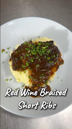 Red Wine Braised Short Ribs🍷🥩