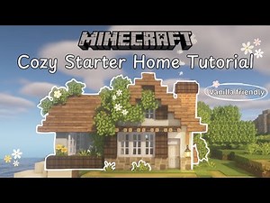 How to build a Starter Home ☀️ | Minecraft Tutorial | NO Mods or CITs