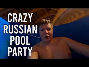 CRAZY RUSSIAN POOL PARTY AT NIGHT IN MOSCOW