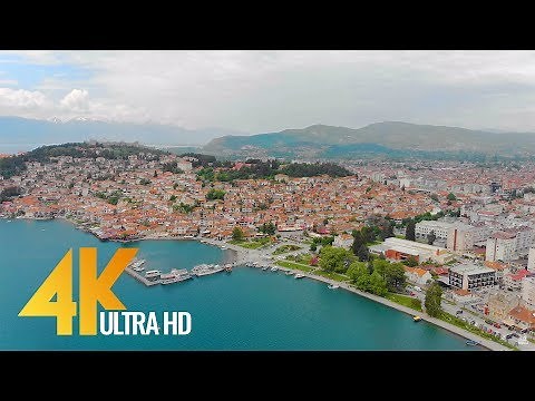 4K Lake Ohrid, Macedonia - Relax Video - Short Travel Guide/Travel Journal