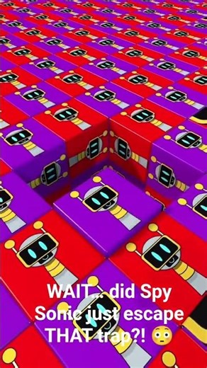 Spy Sonic Cube Escape 🔥 Minecraft Style Animation | Satisfying Shorts #USA