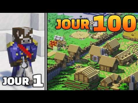 SURVIVRE 100 JOURS sur Minecolonies [FILM COMPLET]