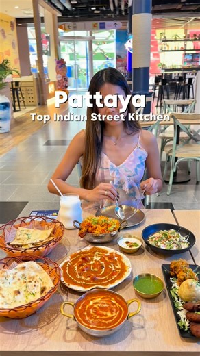 Save this Indian street kitchen in Pattaya Thailand 🇹🇭 📍 Ali’s Street Kitchen @alisstreetkitchen Located inside Central Marina, this casual spot serving seriously good Indian food 🍲 Fresh naan, rich butter chicken naan, fragrant chicken biryani, and juicy kebabs — comforting, flavorful, and so satisfying. Save this spot for your Pattaya food list ✨ #PattayaFood #HiddenGemPattaya #IndianFoodPattaya #Pattaya | Thailandista