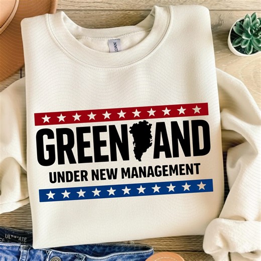Greenland Under New Management PNG SVG: Greenland Map Political Humor Independence Png Satirical Patriotic Artwork (digital Download) - Etsy Canada