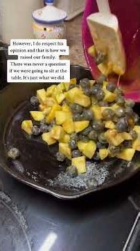 Blueberry Apple Crisp Recipe for Slow Living | #fok