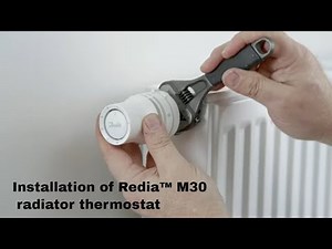 Installation of Redia™ M30 radiator thermostat