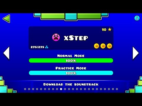 Geometry Dash - Level 10: “xStep” 100% Complete [All Coins]