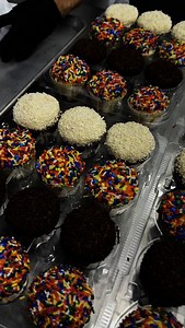 stunning. beautiful. amazing. 😍🌈 explosion cupcakes available nationwide on @goldbelly 🥳 #flourshop #sprinklecake #cupcake #rainbowcake #nationwide | Flour Shop