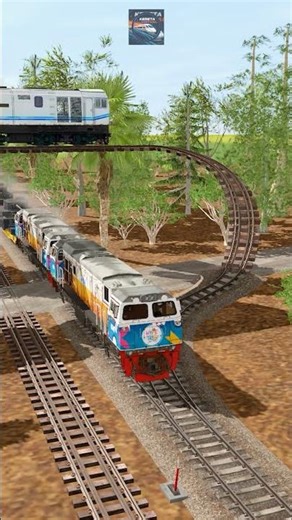 Kereta NGEBUT #keretaapi #train #automobile #viral #railway #roblox #shorts #reels #kereta #fyp #cc