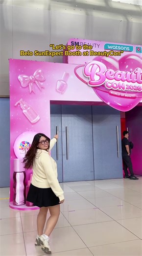 What? Go to Beautycon 2026, visit the #BeloSunExpert booth, play fun activities, restock my skincare faves, and try the photobooth? Sign me up! ☀️💛✨ Make it a BeautyCon date with your besties and drop by our booth for: ☀️ Buy 1 Take 1 promos ☀️ Charm Necklaces by Russet Accessories ☀️ Photobooth by Beyond the Booth PH ☀️ FREE Raffle Entry Catch us on March 19–21, 2026 at SMX Convention Center Manila, Halls 1–4. See you there, Belo Beauties! 🌞