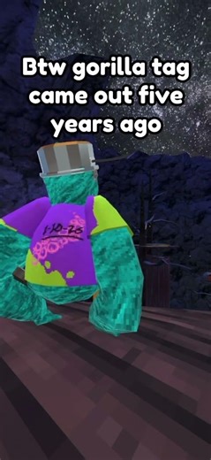Gorilla tag came out five years ago 🫩🥀#gorillatag #vr #gtag ￼
