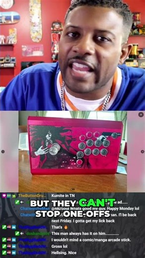 Vash Ketchum's Incredible Hellsing Ultimate Arcade Stick Build! #shorts