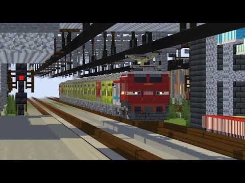 Minecraft Triple Action of Indian Express Trains Animation