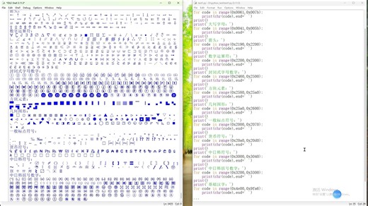 常用Unicode编码表