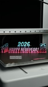 Happy New Year, Bambu Lab Friends! 2025 was an incredible year, and we’re so grateful for all the contributions and support from our amazing community. We can’t wait for everything ahead in 2026! What are you most looking forward to this year? What’s your 3D printing New Year’s resolution? Let us know in the comments! 2026 will be even better. Stay tuned for all the excitement ahead! #BambuLab #3DPrinting #3DPrinter #NewYear #NewYear2026 | Bambu Lab 3D