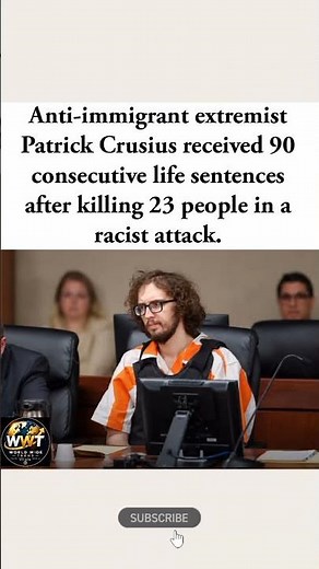 Racist Mass Shooter Sentenced to 90 Consecutive Life Terms #breakingnews