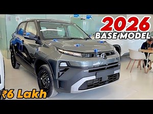 2026 New TATA PUNCH BASE MODEL SMART || PUNCH 2026 Grey Colour Smart Base Updated Model