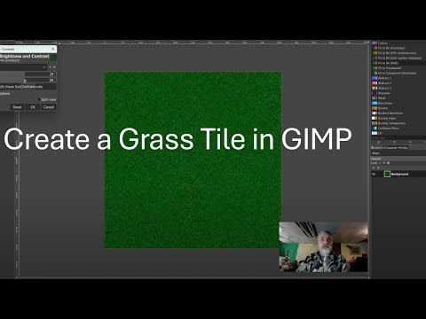 Create a Grass Tile Texture in GIMP