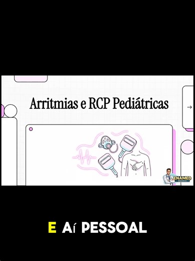 ❤️ ARRITMIAS NA PEDIATRIA – O QUE NÃO PODE CONFUNDIR Taquicardia em criança nem sempre é só febre — e a banca cobra essa diferença. Aprenda a reconhecer arritmias pediátricas, diferenciar taquicardia sinusal de TSV, identificar ritmos graves e escolher a conduta inicial correta. ✔️ Taquicardia sinusal × taquicardia supraventricular ✔️ Bradicardia pediátrica ✔️ Avaliação clínica e ECG ✔️ Manejo inicial ✔️ Pegadinhas frequentes 🎯 Cardiopediatria sem confusão. 📚 Direto para residência e ENAMED. #