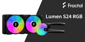 Fractal Design Lumen S24 RGB 一體式水冷開箱 / 獨特流明水冷頭設計、搭載新 Aspect 系列風扇