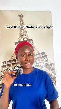 Lazio Disco Scholarship is Open! #studyinitaly #internationalstudents #scholarship