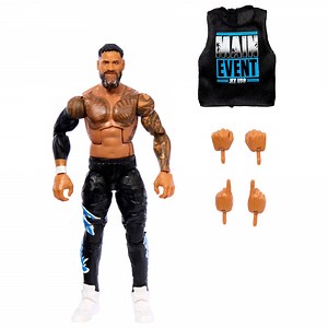 WWE Elite Top Picks Jey Uso Action Figure, Ring Gear & Accessories, 6-inch Collectible Set