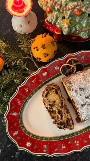 Christiaan GBBO on Instagram: "Christmas time is stollen time! This is my recipe for an authentic Dutch Stollen, filled with soaked fruit packed with flavour and a zesty and rich marzipan filling. Was that Mariah making a cameo?!🎄 Recipe in the comments! #stollen #dutchdecember #kerststol #christmas #christmasbaking"