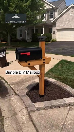 Looking for a mailbox idea? #gobuildstuff #mailbox #diy | DIY Things