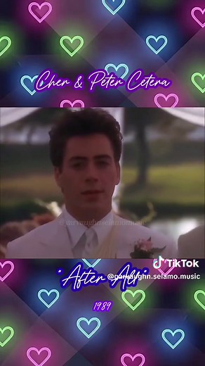 Cher & Peter Cetera - “After all (Love Theme from Chances Are)” “After All” is a song performed as a duet by American singers Cher featuring Peter Cetera. It was released on March 3rd 1989 by Geffen Records. It was used as the love theme for the film “Chances Are” and was nominated for the Academy Award for Best Original Song at the 62nd Academy Awards. The song was also the first North American single release from Cher’s 19th album “Heart of Stone”. It also featured on Peter Cetera’s 1997 album