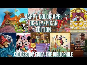 HAPPY COLOR APP | DISNEY & PIXAR | COLOR BY NUMBER #DISNEY #PIXAR #HAPPYCOLORAPP #COLORBYNUMBER