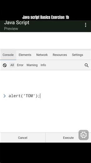 Display your name in a pop up Javascript Basics #live #code #repeat