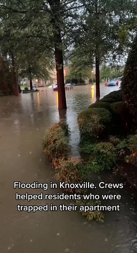 Knoxville Tennessee Flood Rescue During Severe Weather
