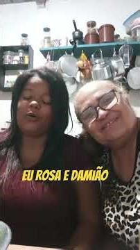 eu rosa e Damiana tomando café comigo #registrodevida shows Robin hood