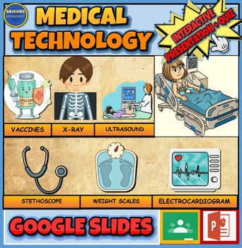 Medical Technology and Devices Powerpoint   Worksheets. Stethoscope. Ultrasound
