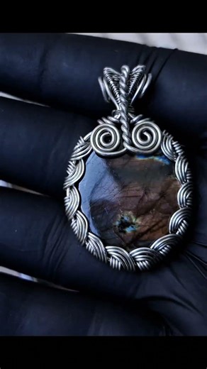 No one believes this is made of copper wire! 😱 Full tutorial on my channel #jewelrymaking #diy