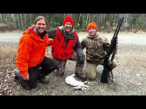 Maine snowshoe hare hunting with beagles