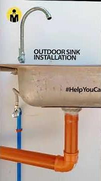 Outdoor Sink Installation - Mr. Butler Home Services