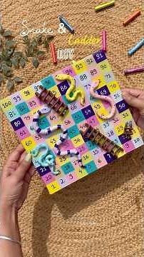 BEST JUGAAD ever 🙈|Snake & Ladder from waste TILE😍Eipsode4 #diy #ytshorts #craft #viralshorts #art