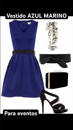 How to style a navy blue dress for events #style #dress #events