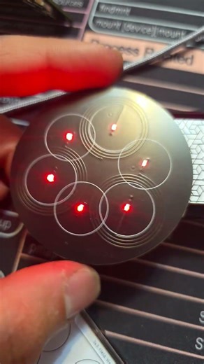 Round Ring Field Visualizer #nfctech #nfc #rfid #rfidtechnology