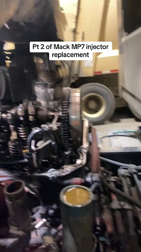 Part two of injector replacement #mack #mackmasters #maggotwaggon #mackdaddy #hwmf #injectors #diesel #dieselmechanic #dieseltruck
