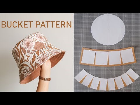 How to make bucket hat pattern | DIY your own bucket hat