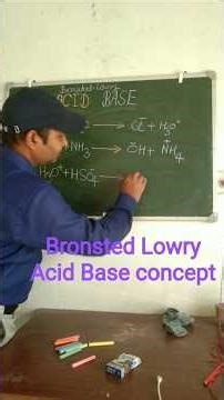 Bronsted-Lowry Acid Base Concept#Conjugate acid#Conjugate base#Helpful for Inter,NEET,B.Sc.&PGT Exam