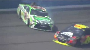 Jeff Gordon spins David Ragan at Fontana - NASCAR Cup Videos
