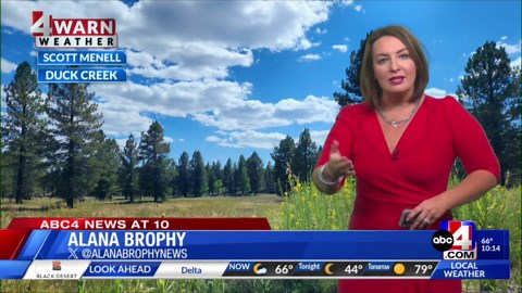 A pleasant Thursday ahead statewide with increasing moisture in southwest Utah