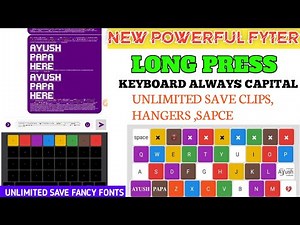M4THS LONG PRESS KEYBOARD | NEW FYETR KEYBOARD 2022| CP SPACE SAVE